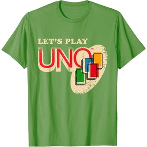 Vintage Let’s Play UNO T-Shirt(Grass Green)