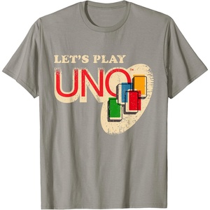 Vintage Let’s Play UNO T-Shirt(Slate Grey)