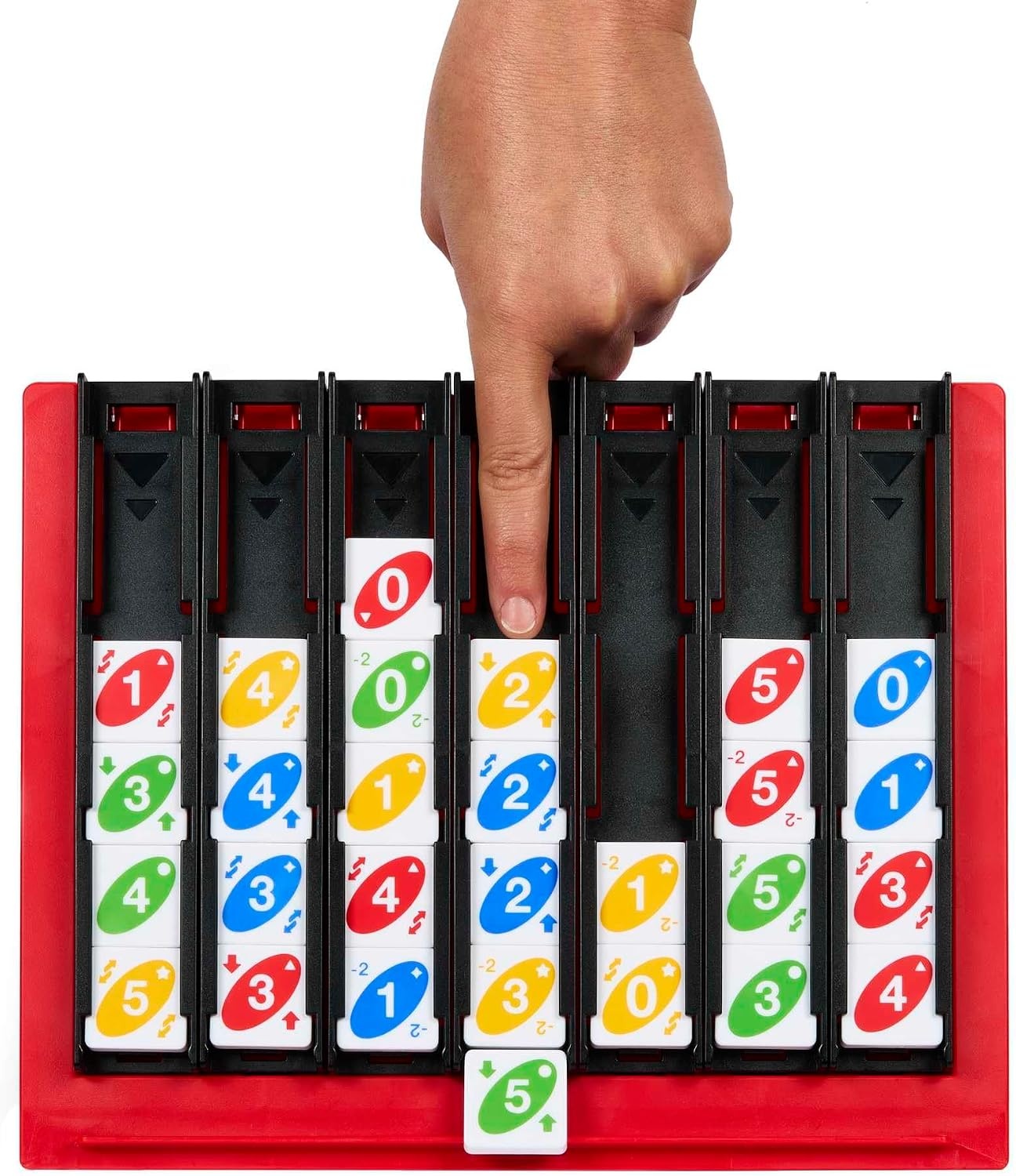 image:imageMattel Games UNO Quatro Game with Colored Tiles amp Plastic Grid for Adult Family amp Parties 2 to 4 Players Ages 7 Years Old amp Up