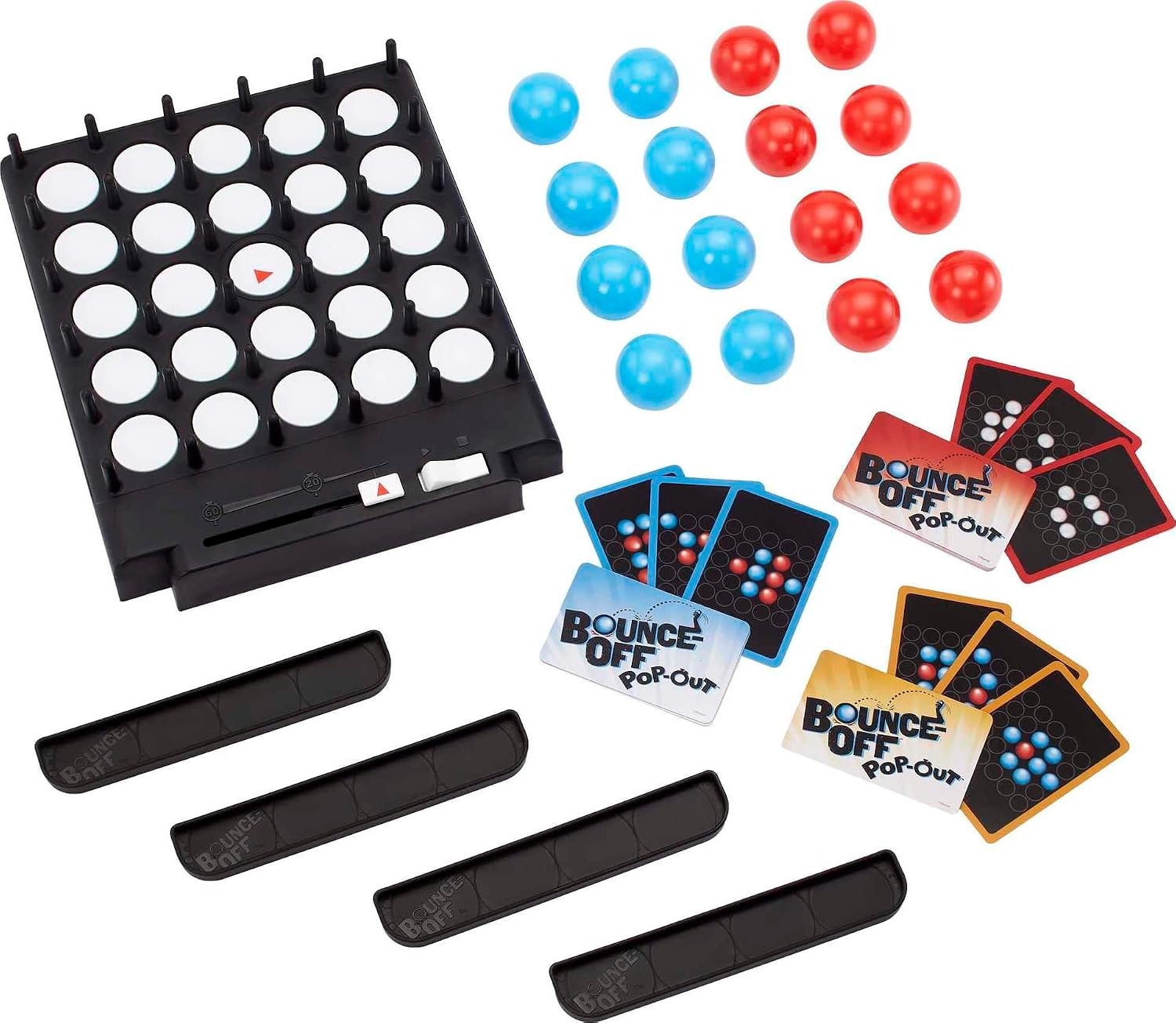 image:imageMattel Games BounceOff PopOut Party Game for Kids Adults and Family Night Bounce Fast or Balls Go Flying for 14 Players