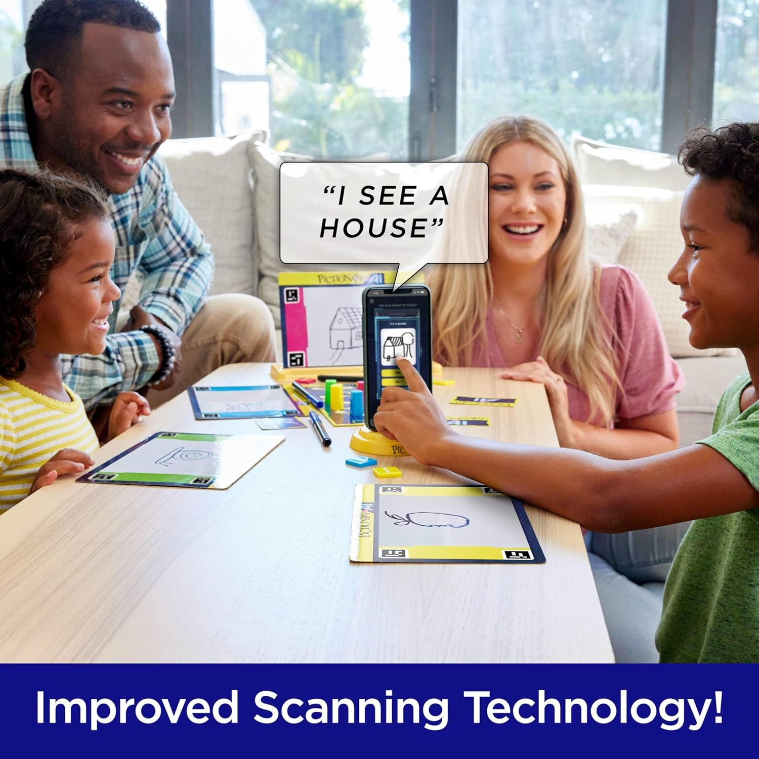 image:imageMattel Games Pictionary vs AI Family Game for Kids Adults amp Families Using Artificial Intelligence for 2 to 4 Players