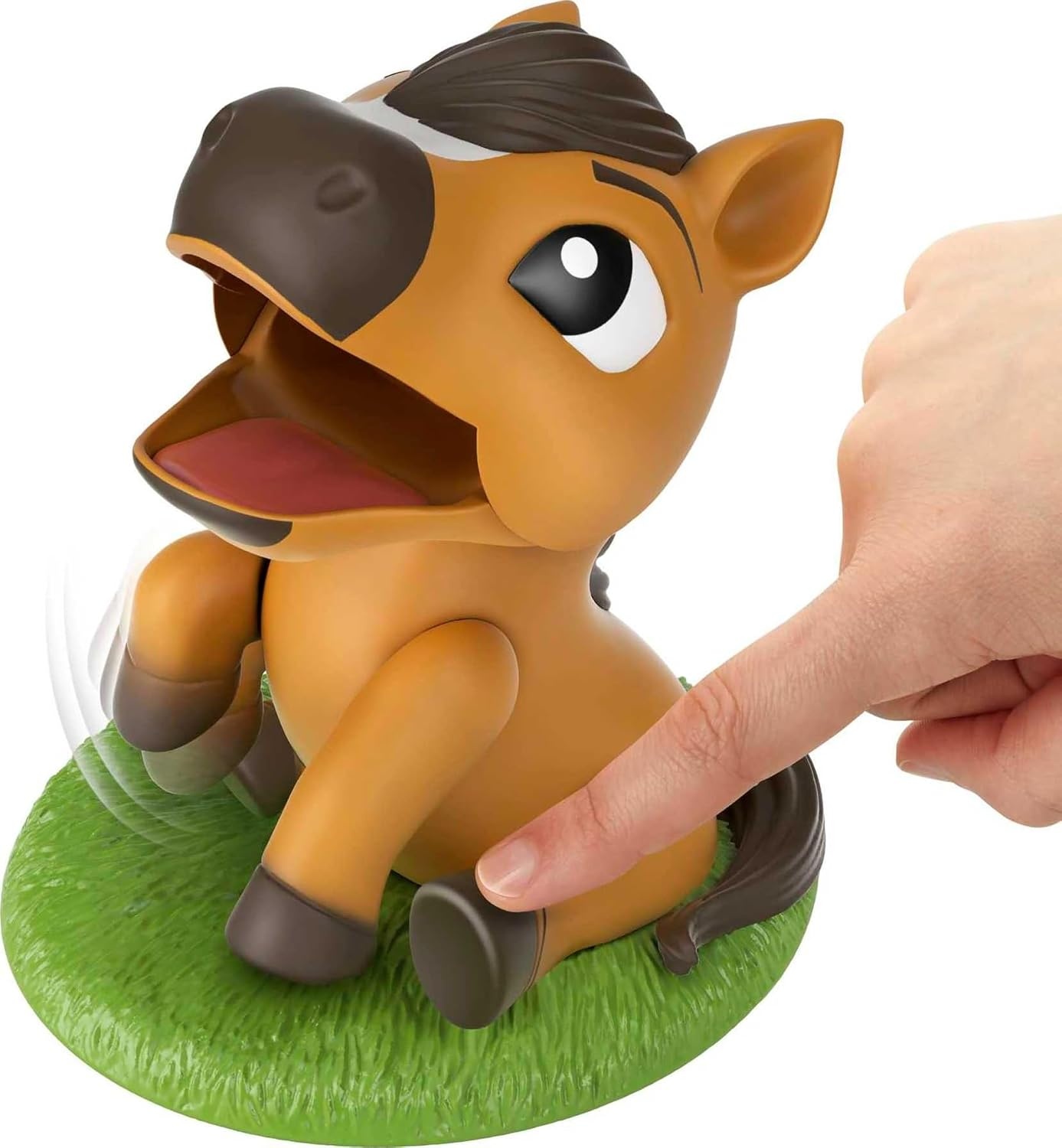 image:imageMattel Games Spirit STACKIN Apples Kids Game TreatStacking Challenge with Hungry Horse for 2 3 or 4 Players 5 Years Old amp Up