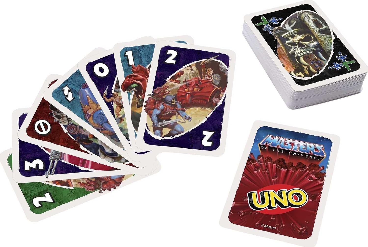 image:imageMattel Games UNO Masters of The Universe Card Game for Kids Adults and Game Night with Special Rule for 210 Players