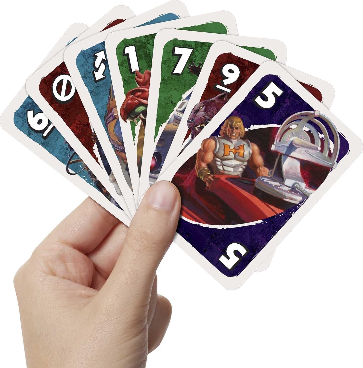 image:imageMattel Games UNO Masters of The Universe Card Game for Kids Adults and Game Night with Special Rule for 210 Players