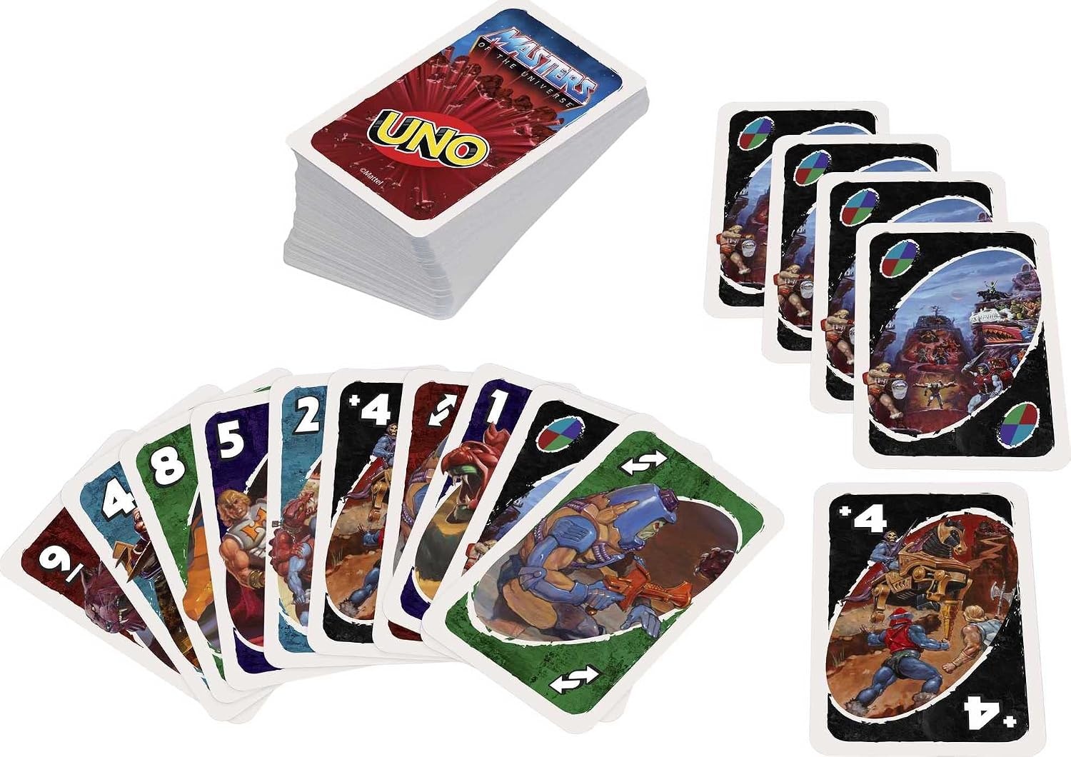 image:imageMattel Games UNO Masters of The Universe Card Game for Kids Adults and Game Night with Special Rule for 210 Players