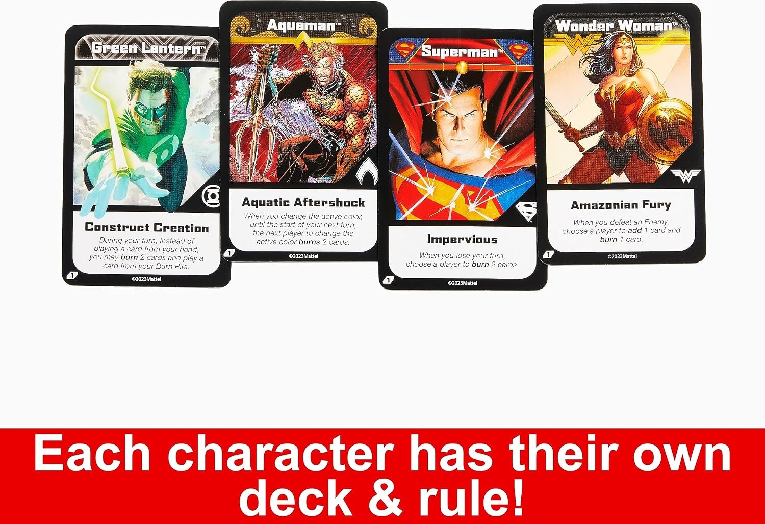image:imageMattel Games UNO Ultimate DC Card Game for Kids Fans Adults amp Familiy Night with 4 Character Decks 4 Collectible Foil Cards amp Special Rules