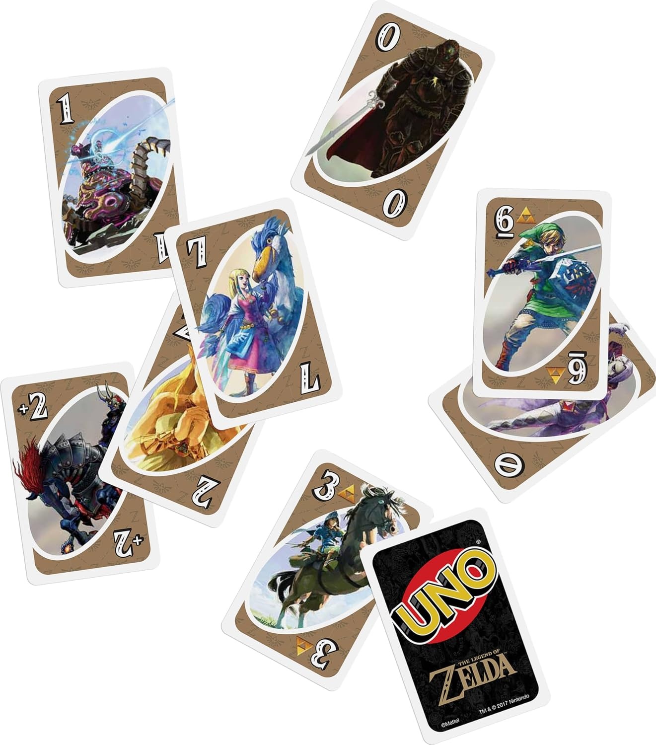 image:imageMattel Games UNO the Legend of Zelda Card Game for Family Night with Themed Graphics amp Special RuleMedium Pack of 8