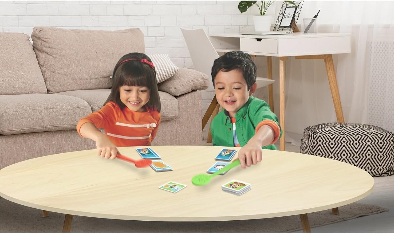 image:imageMattel Games WHACAMOLE MatchAMOLE Kids Card Matching Game with Mole Smackers for 2 to 3 Players 5 Year Old amp Up