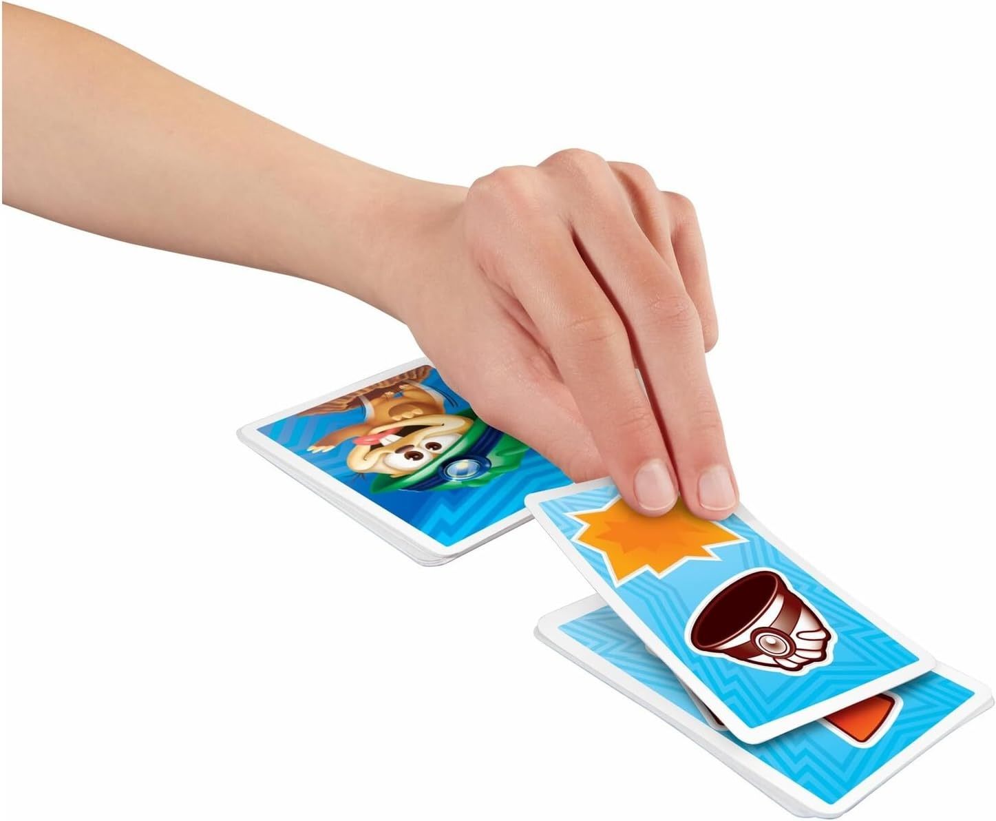 image:imageMattel Games WHACAMOLE MatchAMOLE Kids Card Matching Game with Mole Smackers for 2 to 3 Players 5 Year Old amp Up