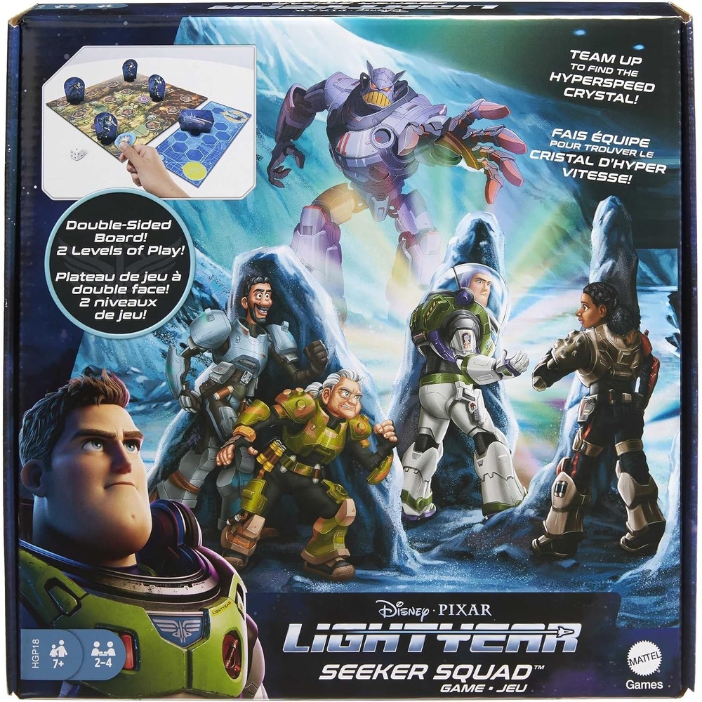 image:imageMattel Games Disney and Pixar Lightyear Seeker Squad Board Game MovieThemed Game with 2Level Play amp Cooperative Teamwork for 2 to 4 Players Ages 7 Years amp Up