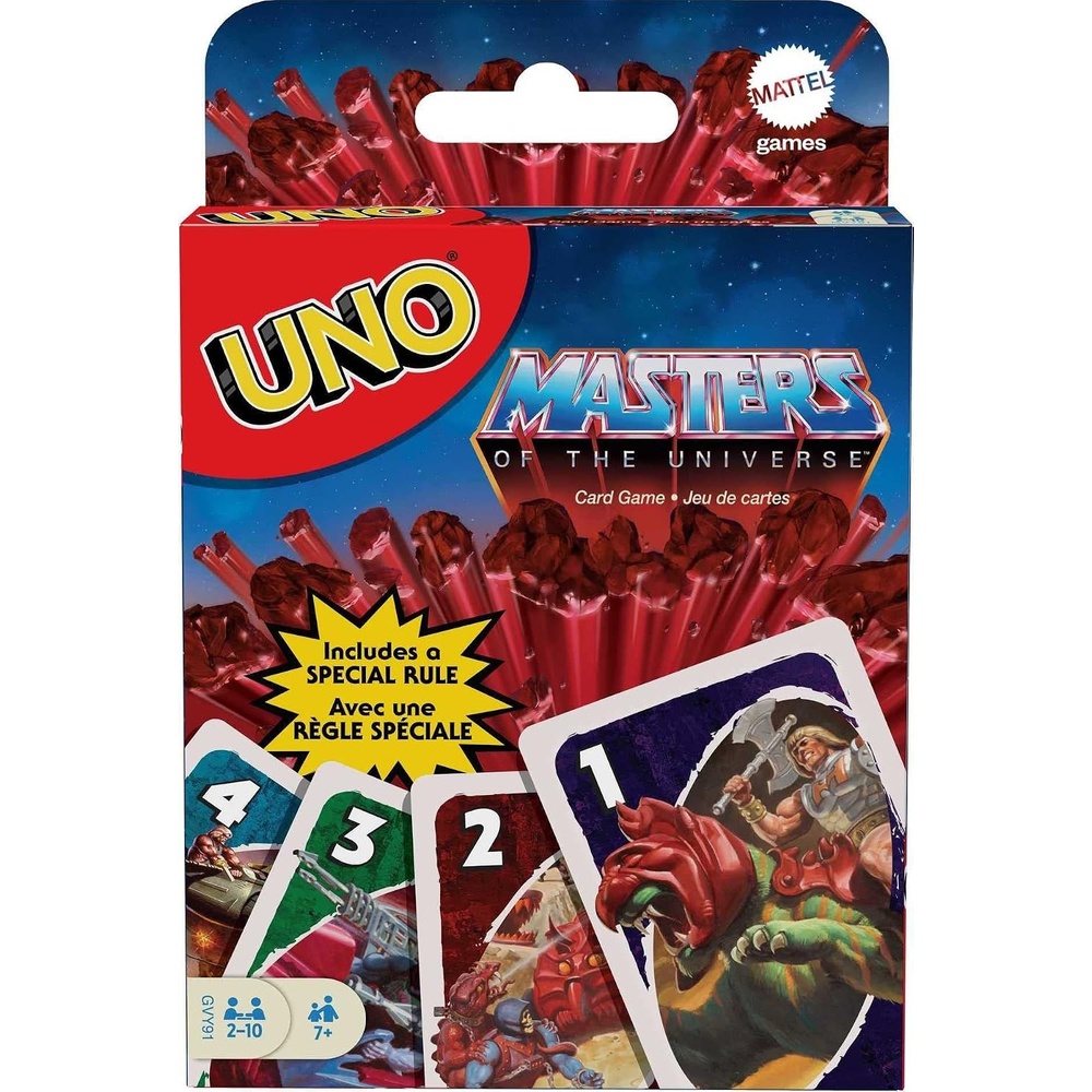 image:imageMattel Games UNO Masters of The Universe Card Game for Kids Adults and Game Night with Special Rule for 210 Players
