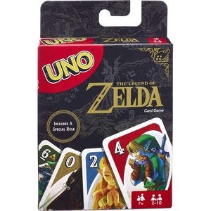 Mattel Games UNO the Legend of Zelda Card Game for Family Night with Themed Graphics & Special Rule(Medium)