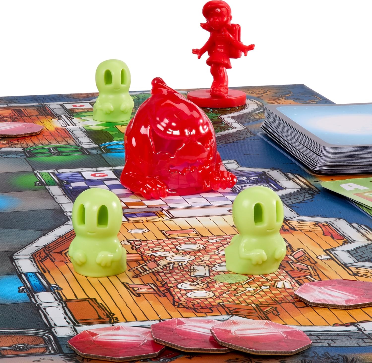 image:imageMattel Games Ghost Fightin Treasure Hunters Anniversary Edition Board Game Cooperative Family Game with Two Ways to Play Including a One vs All Mode for 25 Players