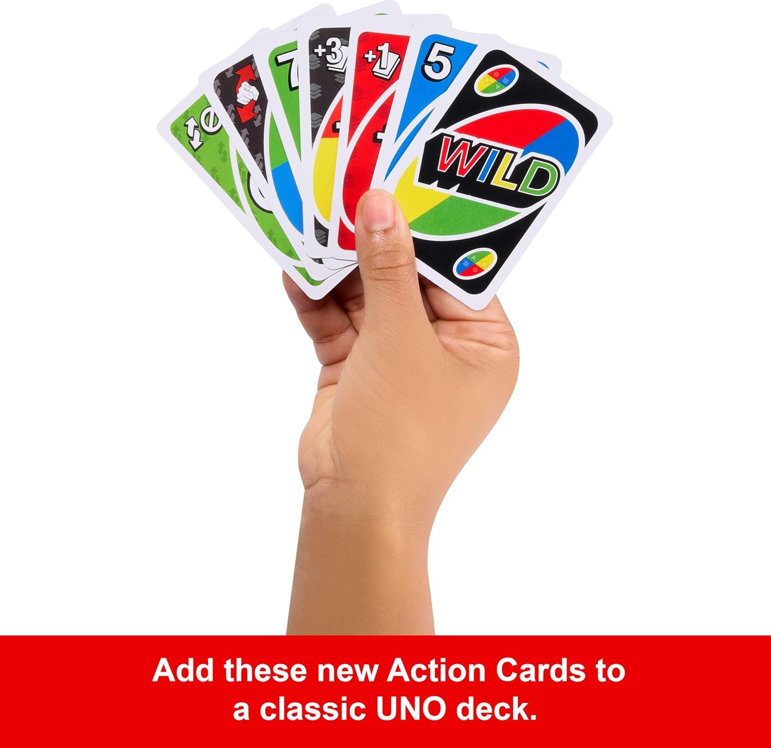 image:imageMattel Games UNO Card Game with 2 Add On Packs with Storage Tin Includes UNO Deck and 2 AddOn Packs for Kids Teens amp Family Game Night for Ages 7 210 Players Amazon ExclusiveUNO wAddOn Reverse Stack Packs