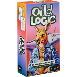 Mattel Games Odd Logic Family Party Game for Tweens, Teens, Grown-ups, Game Night Fun & Parties for 3-6 Players Ages 10+ Make it Make Sense