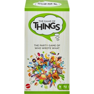 Mattel Games the Game of Things Party Board Game for Teens, Adults, Family Nighs & Parties, Includes Erasable Boards & Wet Erase Markers