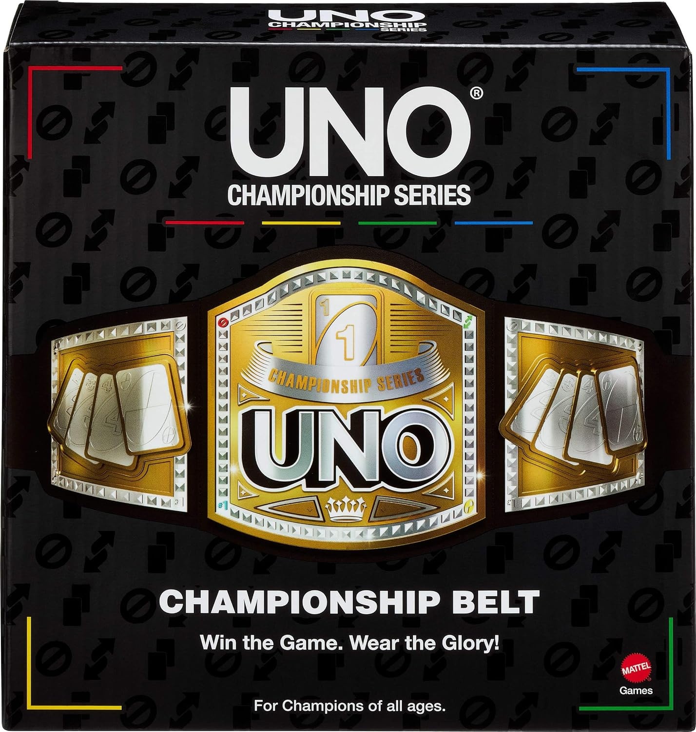 image:imageMattel Games UNO Championship Series Belt Wearable Prize for Card Game Tournament Winners Adjustable Fit with EasyFasten Design