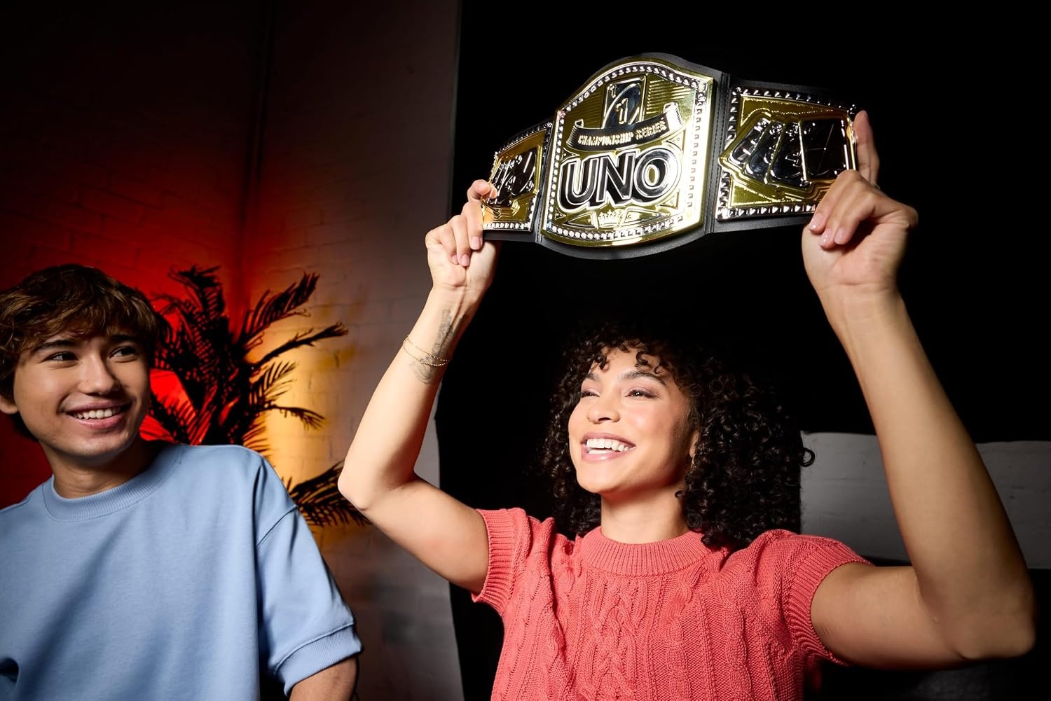 image:imageMattel Games UNO Championship Series Belt Wearable Prize for Card Game Tournament Winners Adjustable Fit with EasyFasten Design