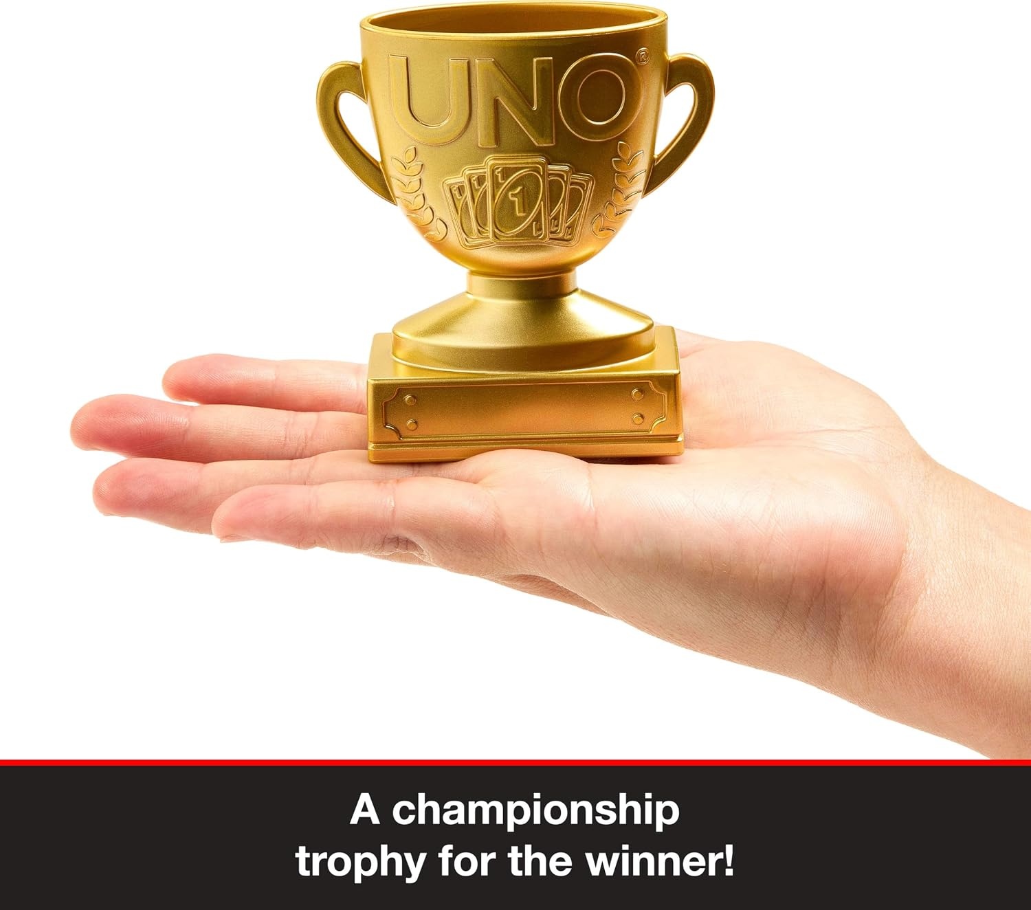 image:imageMattel Games UNO Championship Series Tournament Set Card Game with Scoreboards Erasable Markers amp Trophy for Large Groups of 6 to 30 Players Amazon Exclusive