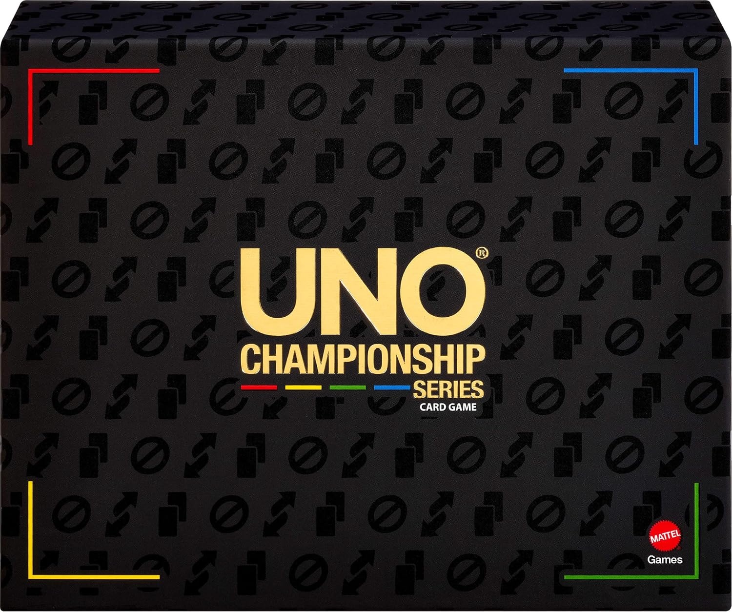 image:imageMattel Games UNO Championship Series Tournament Set Card Game with Scoreboards Erasable Markers amp Trophy for Large Groups of 6 to 30 Players Amazon Exclusive