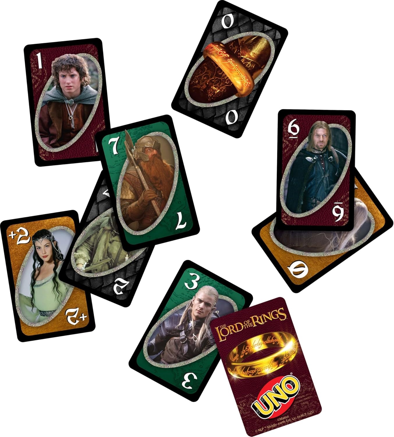 image:imageMattel Games UNO The Lord of The Rings Card Game for Kids Adults amp Families Travel amp Camping Inspired by the Movies