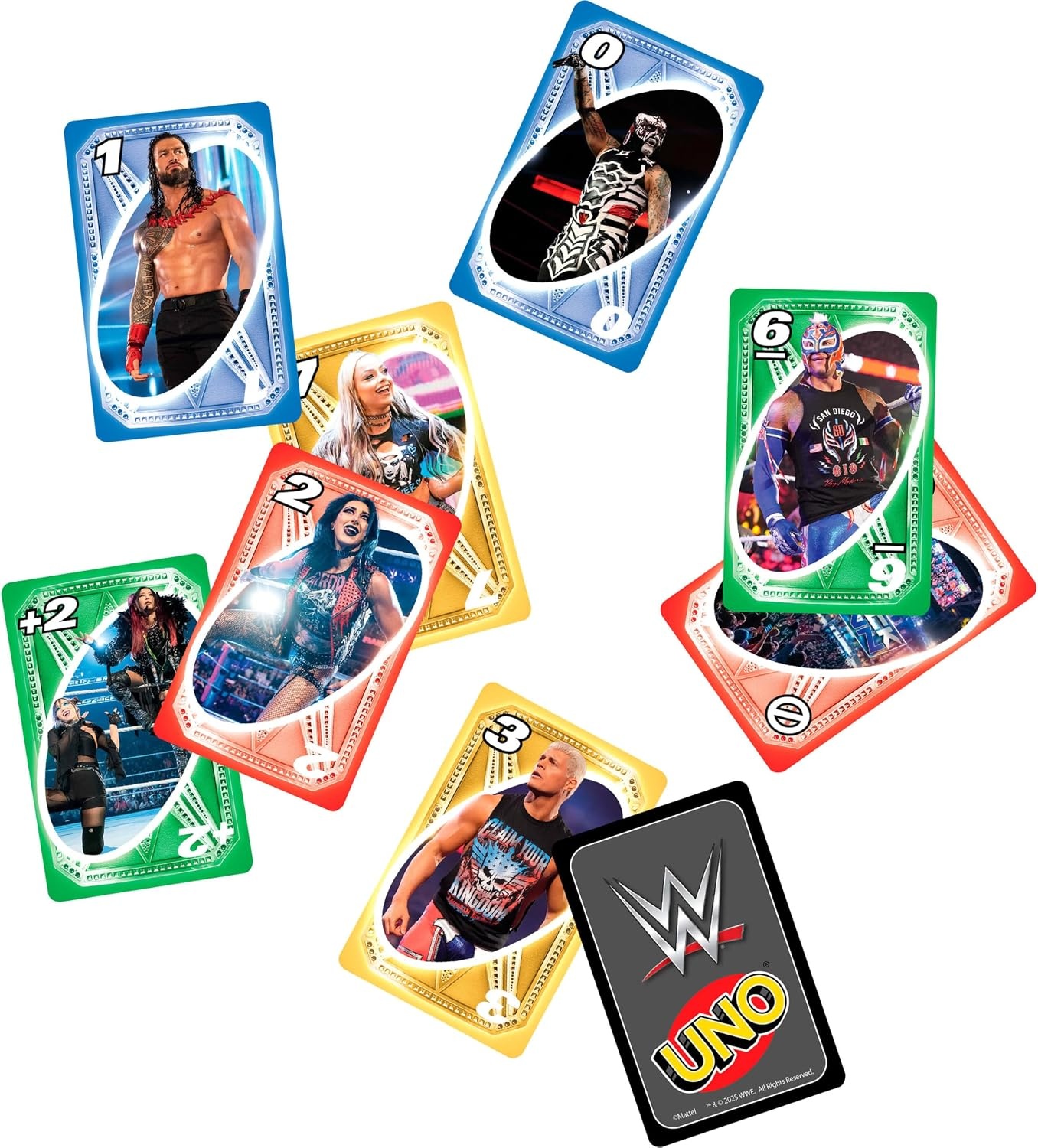 image:imageMattel Games UNO WWE Card Game Ages 7 210 Players
