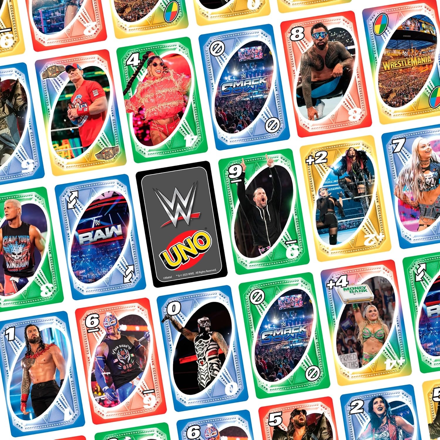 image:imageMattel Games UNO WWE Card Game Ages 7 210 Players