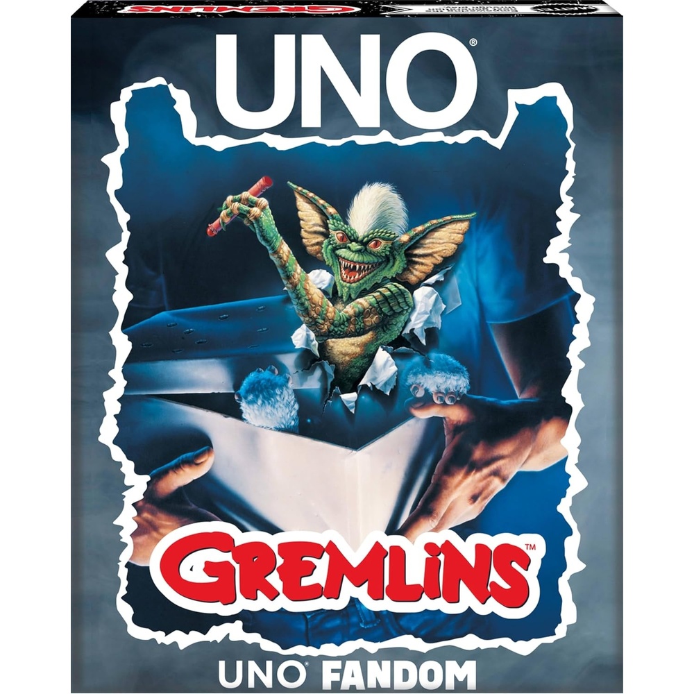 image:imageMattel Games UNO Gremlins Card Game for Kids GrownUps amp Families Travel amp Camping for 210 Players Featuring Images from the Movie