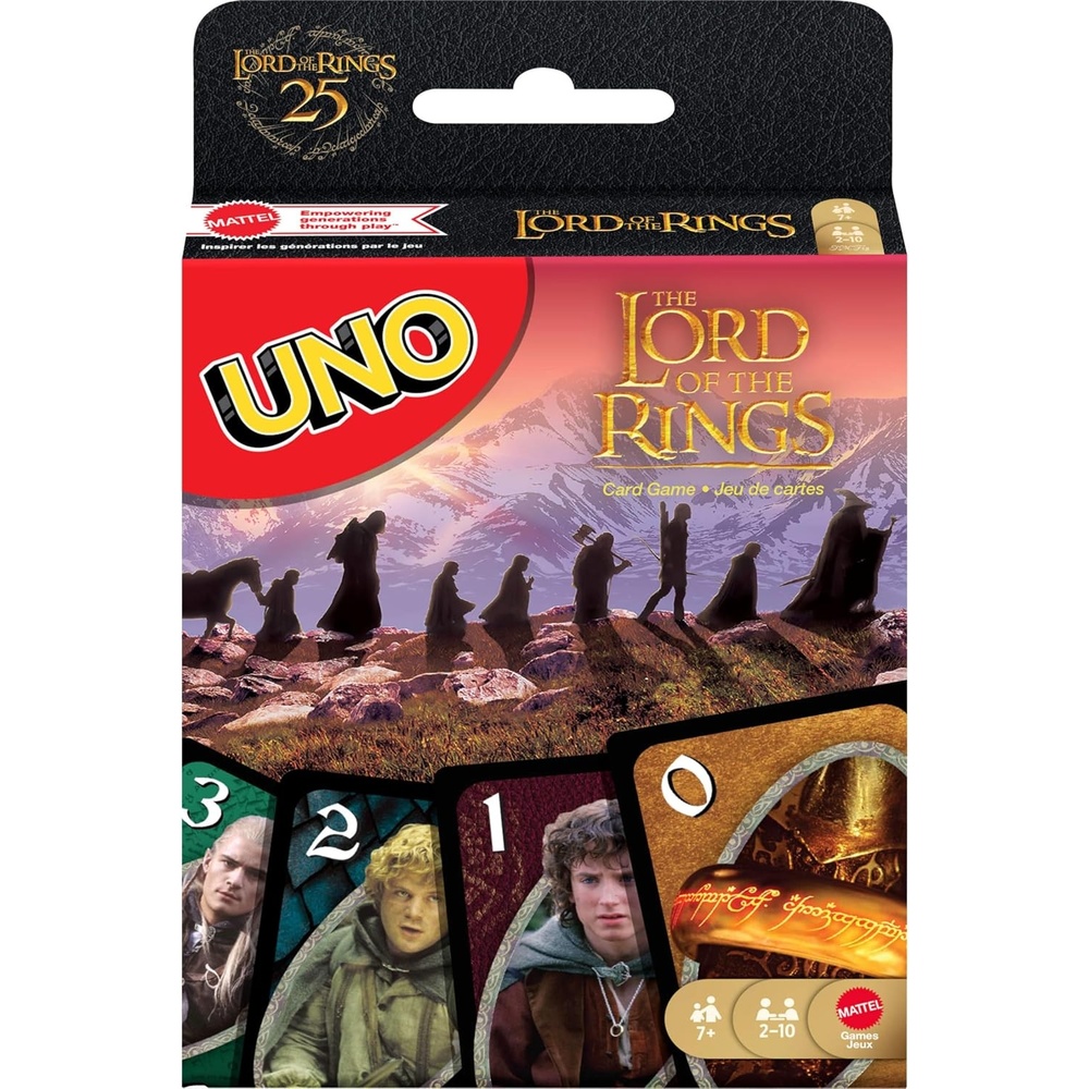 image:imageMattel Games UNO The Lord of The Rings Card Game for Kids Adults amp Families Travel amp Camping Inspired by the Movies