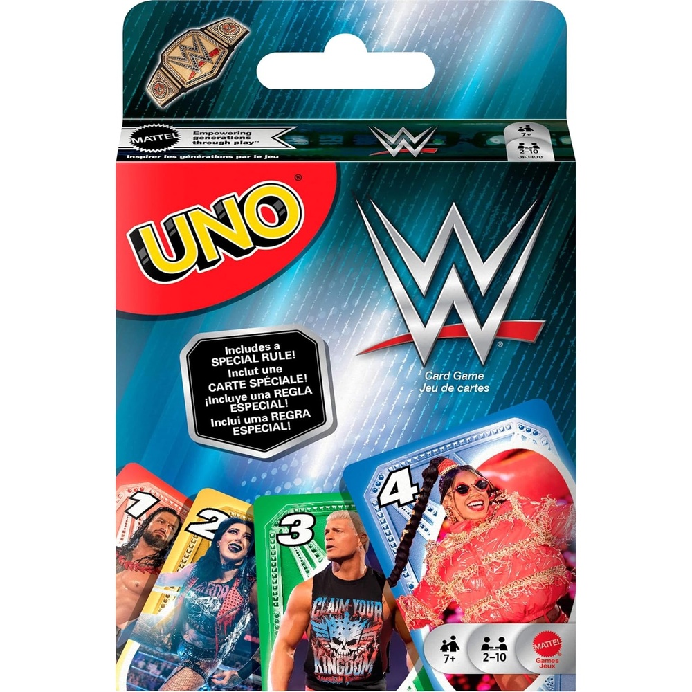 image:imageMattel Games UNO WWE Card Game Ages 7 210 Players