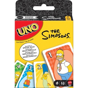 Mattel Games UNO The Simpsons Card Game, Ages 7+, 2-10 Players